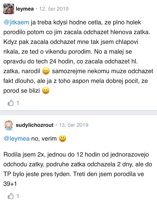 Hlenová zátka zkušenosti Modrykonik